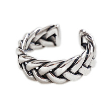 Ready to Ship New Fashion Silver Jewelry Vintage Woven Ring